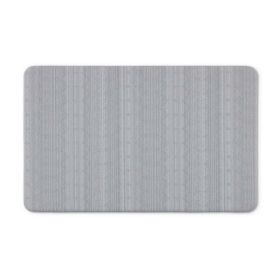 Better Homes & Gardens Fayette Stripe Kitchen Mat, Silver, 20"W x 32"L, 1 Piece